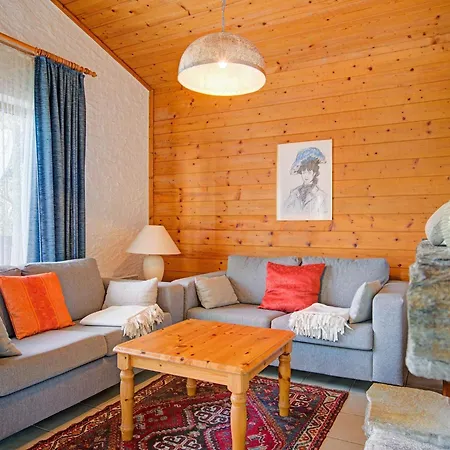 Quaint Chalet With Garden Terrace Fireplace Play Equipment
