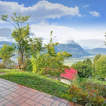 Quaint Chalet With Garden Terrace Fireplace Play Equipment *